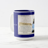 Tasse 2 Couleurs Compagnie ferroviaire de l'Alaska (Devant gauche)