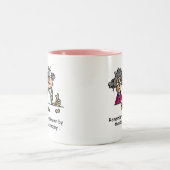 Tasse 2 Couleurs Compagnie Idiot (Centre)