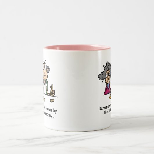 Tasse 2 Couleurs Compagnie Idiot (Centre)