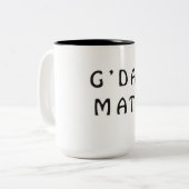 TASSE 2 COULEURS COMPAGNON DE G'DAY (Devant gauche)