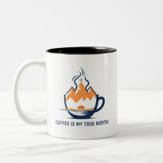 Tasse 2 Couleurs Compass Coffee – Aventure de la vraie nord