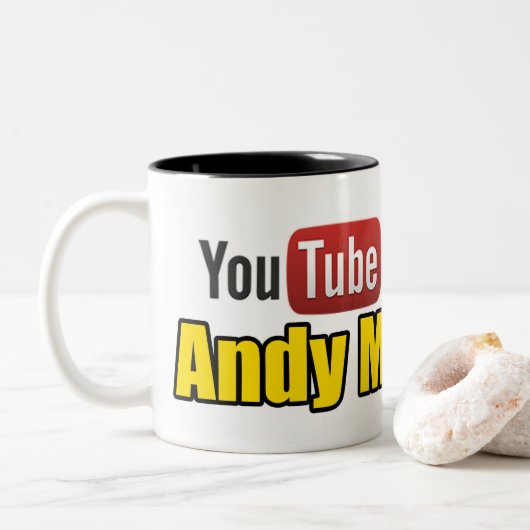 Tasse 2 Couleurs Compatibilité officielle Andy Mechanic Mug-coffee  (Avec donut)