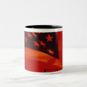 Tasse 2 Couleurs Composé numérique du drapeau américain (Centre)