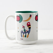 Tasse 2 Couleurs Composition Biomorphique Abstraction - Kandinsky (Gauche)