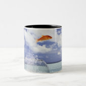 Tasse 2 Couleurs Composition en Digitals (Centre)