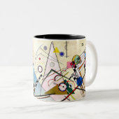 Tasse 2 Couleurs Composition Kandinsky 8 (Devant droit)