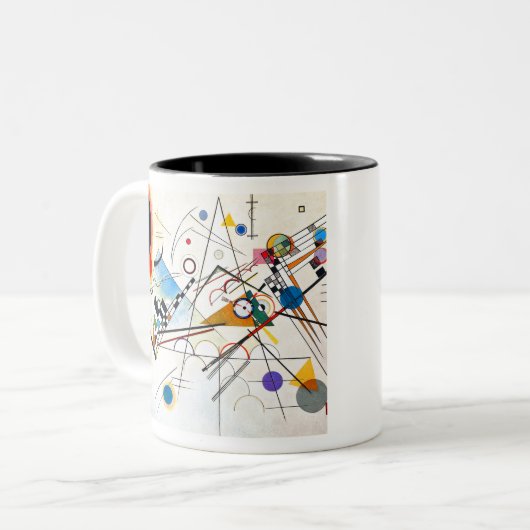 Tasse 2 Couleurs Composition VIII en Kandinsky (Devant gauche)