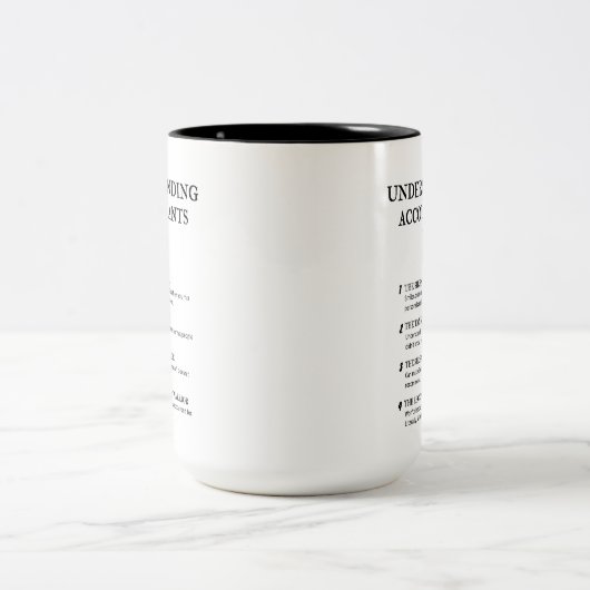 Tasse 2 Couleurs Comprendre les comptables (Centre)
