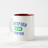 Tasse 2 Couleurs Comptable Agréé pour les Experts-Comptables (Devant gauche)