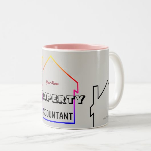 Tasse 2 Couleurs "Comptable comptable" (Devant droit)