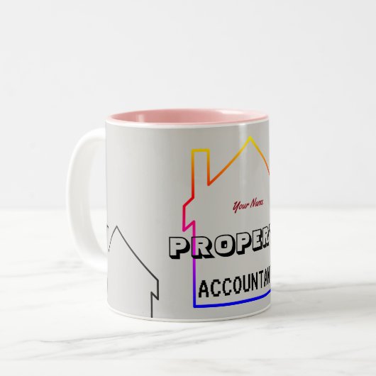 Tasse 2 Couleurs "Comptable comptable" (Devant gauche)