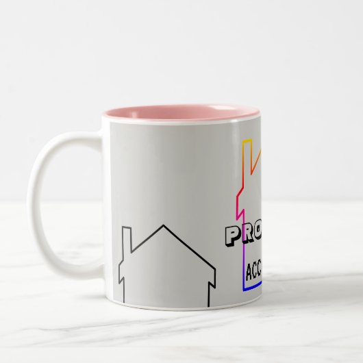 Tasse 2 Couleurs "Comptable comptable" (Gauche)