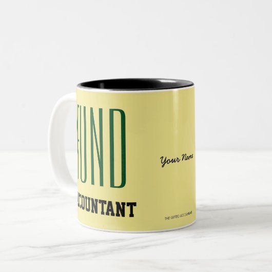 TASSE 2 COULEURS "COMPTABLE DE FONDS" (Devant gauche)