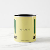 TASSE 2 COULEURS "COMPTABLE DE FONDS" (Centre)