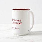 TASSE 2 COULEURS "COMPTABLE D'ENTREPRISE" (Devant droit)