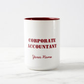 TASSE 2 COULEURS "COMPTABLE D'ENTREPRISE" (Centre)
