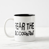 Tasse 2 Couleurs Comptable drôle (Gauche)