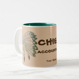TASSE 2 COULEURS "COMPTABLE EN CHEF"