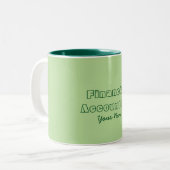 TASSE 2 COULEURS "COMPTABLE FINANCIER" (Devant gauche)