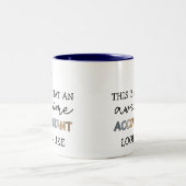 Tasse 2 Couleurs Comptable Funny Awesome Comptable CPA Don (Centre)