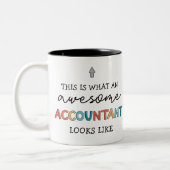 Tasse 2 Couleurs Comptable Funny Comptable génial CPA (Gauche)