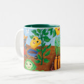 Tasse 2 Couleurs Compte-Jardin de temps (Devant gauche)
