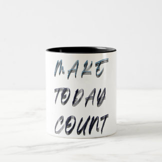 Tasse 2 Couleurs compter aujourd'hui