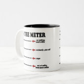 Tasse 2 Couleurs Compteur De Café (La Bouge De Café Originale) (Devant gauche)