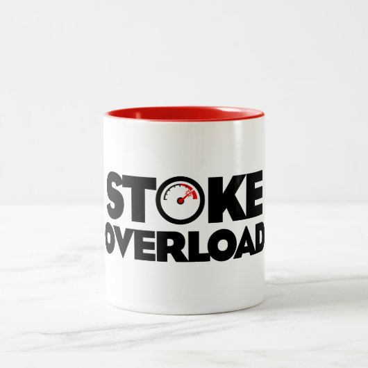 Tasse 2 Couleurs Compteur de surcharge de stoke (Centre)