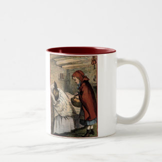 Tasse 2 Couleurs Comptines peu de capuchon rouge