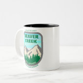 Tasse 2 Couleurs Comté de Beaver Creek Eagle (Devant gauche)