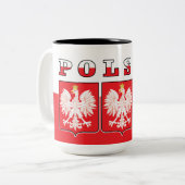 Tasse 2 Couleurs Comté de Polska (Devant gauche)