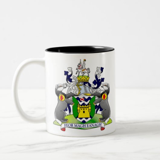 Tasse 2 Couleurs COMTÉ Fermanagh Irlande (Gauche)
