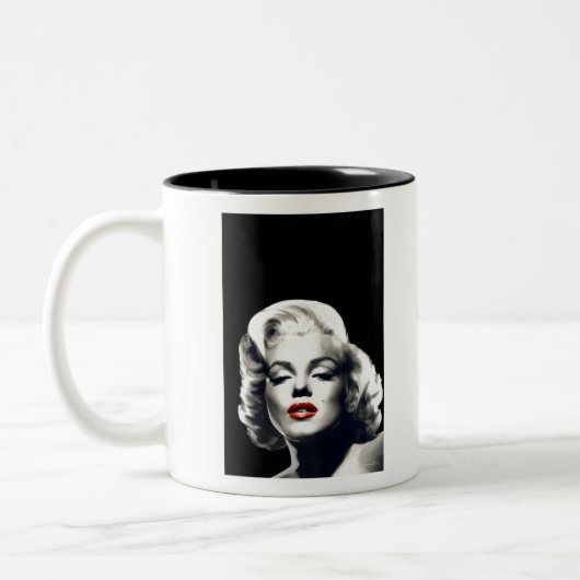 Tasse 2 Couleurs CON24BW-V4 lèvres rouges Marilyn DANS BLACK.tif (Gauche)