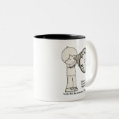 Tasse 2 Couleurs Concentre-toi sur la foi (Devant droit)