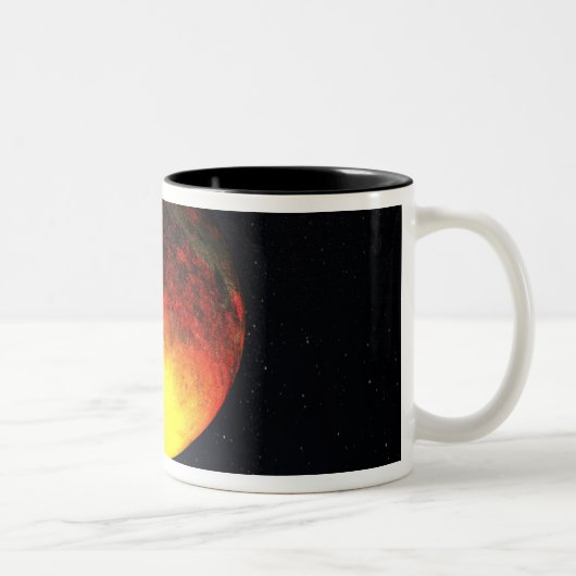 Tasse 2 Couleurs Concept artistique de Kepler-10b (Droit)