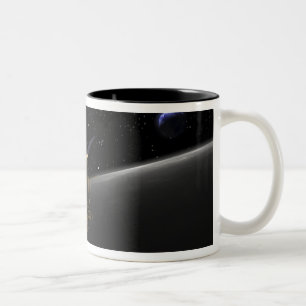 Tasse 2 Couleurs Concept artistique de la reconnaissance lunaire Or