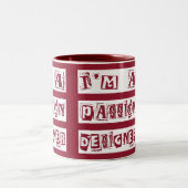 Tasse 2 Couleurs Concepteur de passion (Centre)