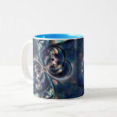 Tasse 2 Couleurs Conception (Devant gauche)