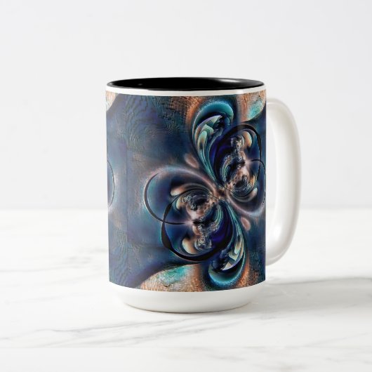 Tasse 2 Couleurs Conception (Devant droit)