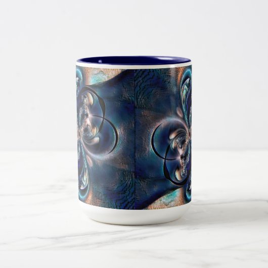 Tasse 2 Couleurs Conception (Centre)