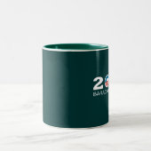 Tasse 2 Couleurs Conception 2012 de réélection de Barack Obama (Centre)