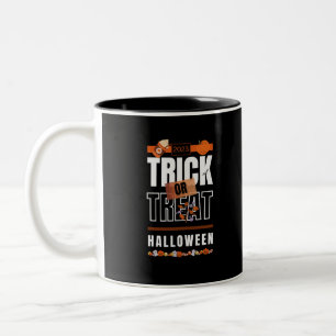 Tasse 2 Couleurs Conception 2023 de l'Halloween ou de l'essai