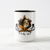 Tasse 2 Couleurs Conception anglaise artistique de race de (Centre)