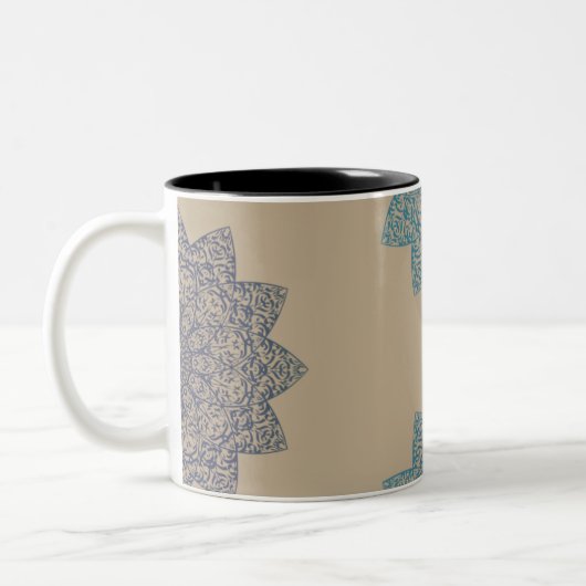 Tasse 2 Couleurs conception arabesque (Gauche)