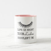 Tasse 2 Couleurs Conception chic Girly de cils (Centre)