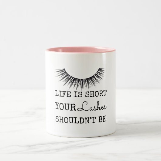 Tasse 2 Couleurs Conception chic Girly de cils (Centre)