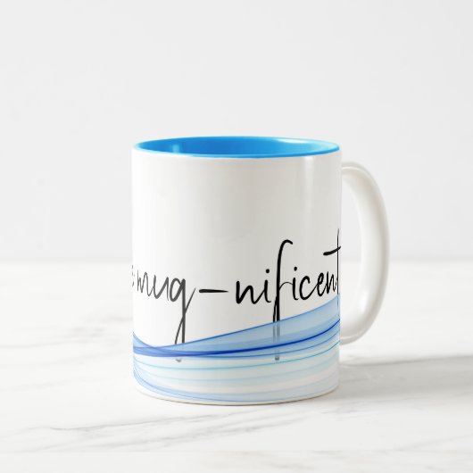 Tasse 2 Couleurs Conception contemporaine et devis (Devant droit)