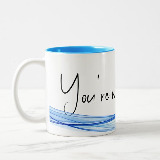 Tasse 2 Couleurs Conception contemporaine et devis (Gauche)