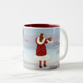 Tasse 2 Couleurs Conception Créative Bilingue Lee Marie (Devant droit)